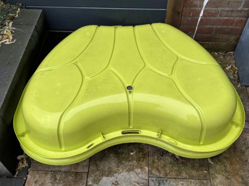 Gratis zandbak incl. Zand en toebehoren!