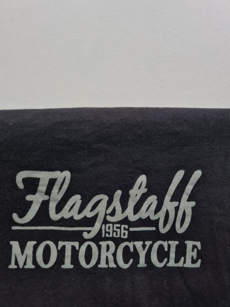 Flagstaff Motorcycle zwart shirt met knoopjes  Maat L