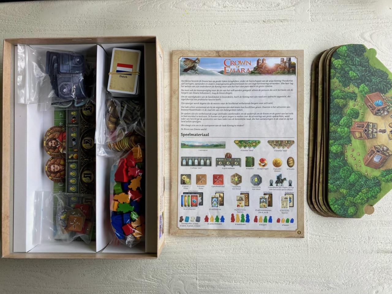 Crown of Emara bordspel, werkelijk zo goed als nieuw!