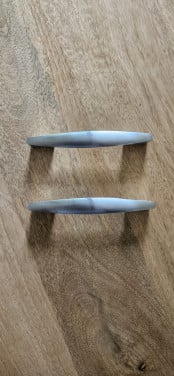 Deurgrepen keukenkastjes 128mm.   13 stuks. Nu voor 12.50 euro!!!