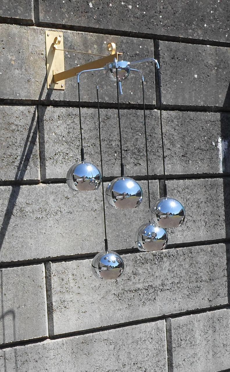 Vintage Cascade Lamp Chroom