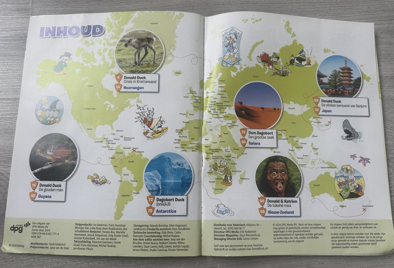 Donald Duck special - Op reis om de wereld