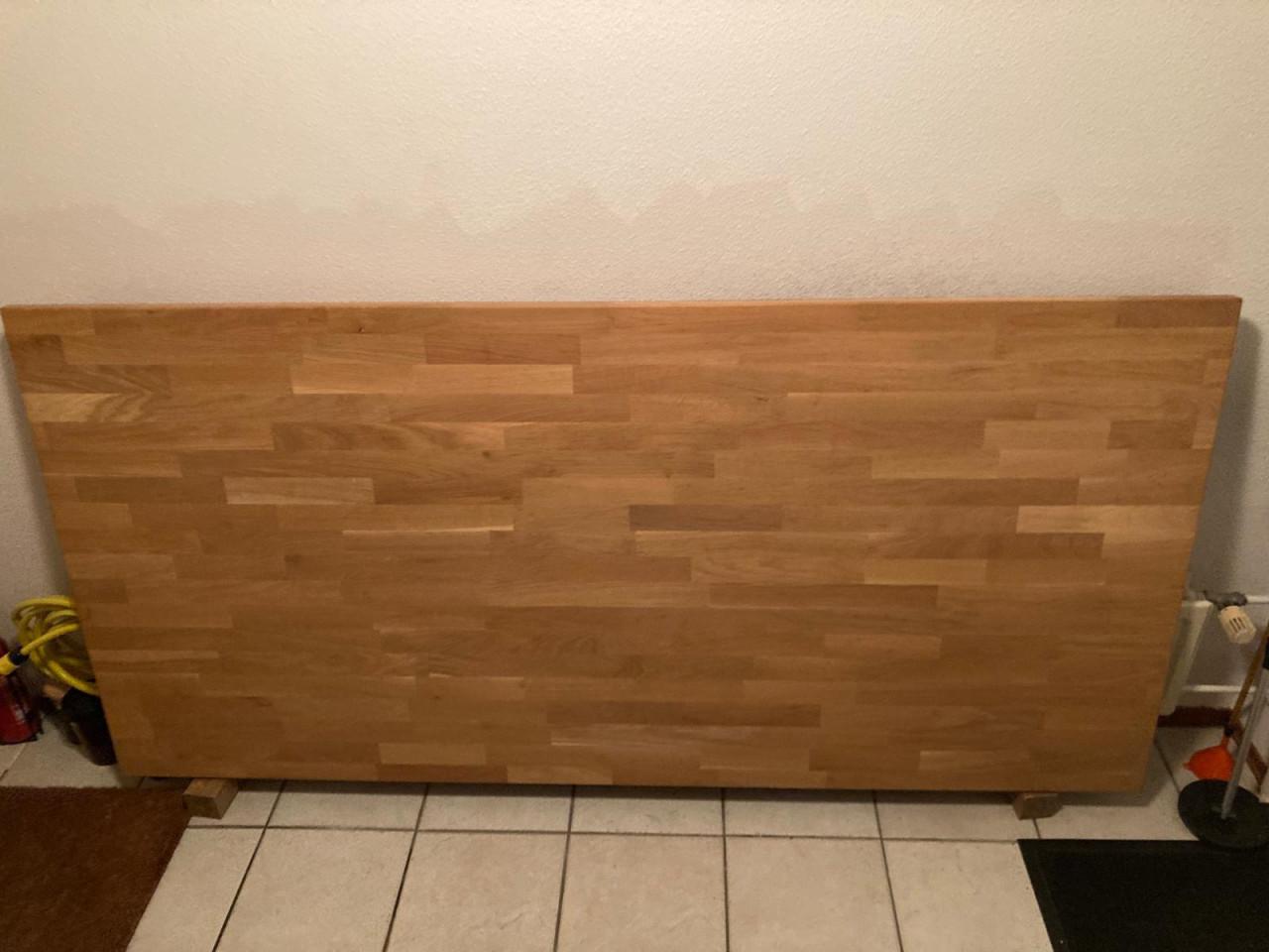 Mooie massief eiken eettafel