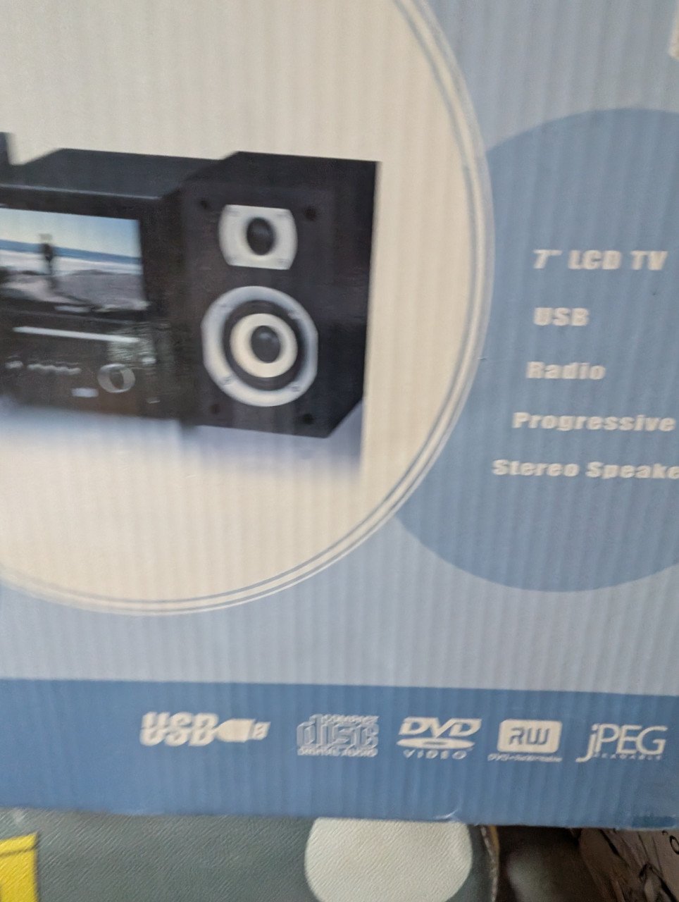 Compacte stereo set met usb mp3 cd beeldscherm