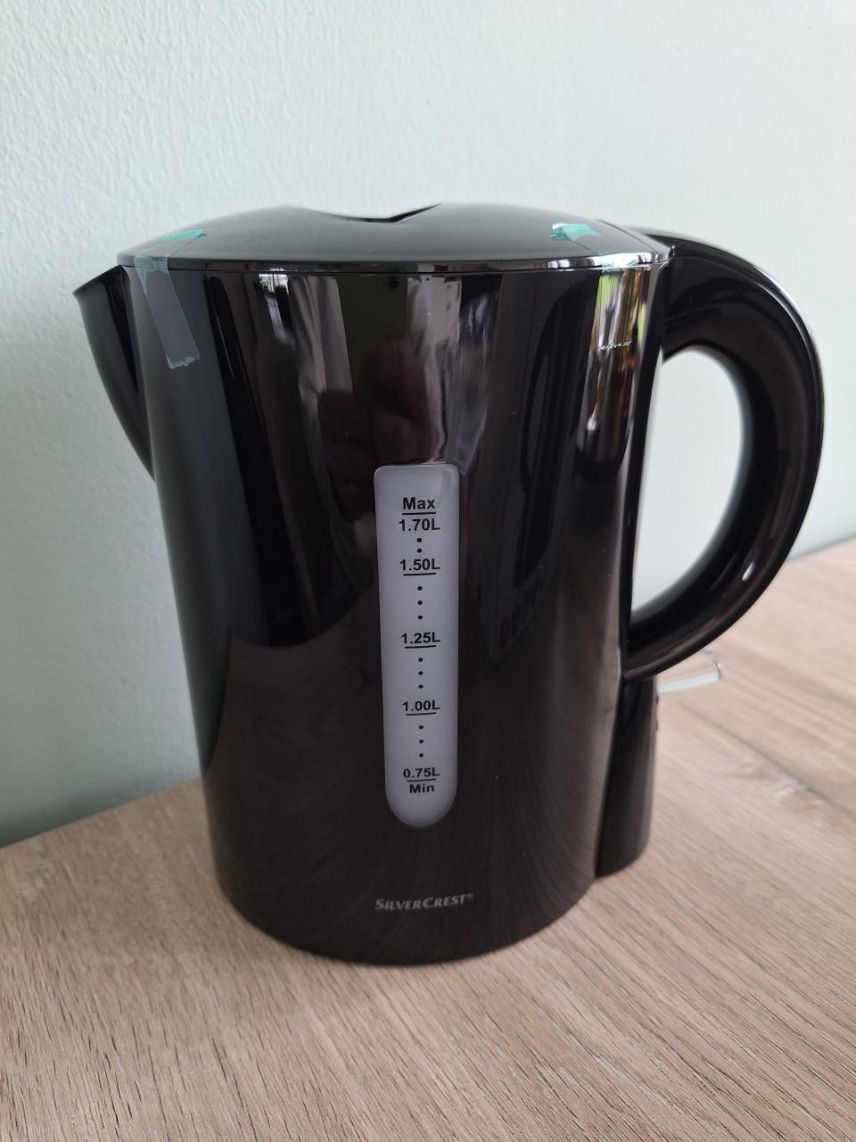 NIEUWE waterkoker SilverCrest zwart