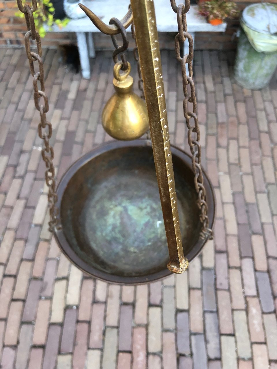 Weegschaal.