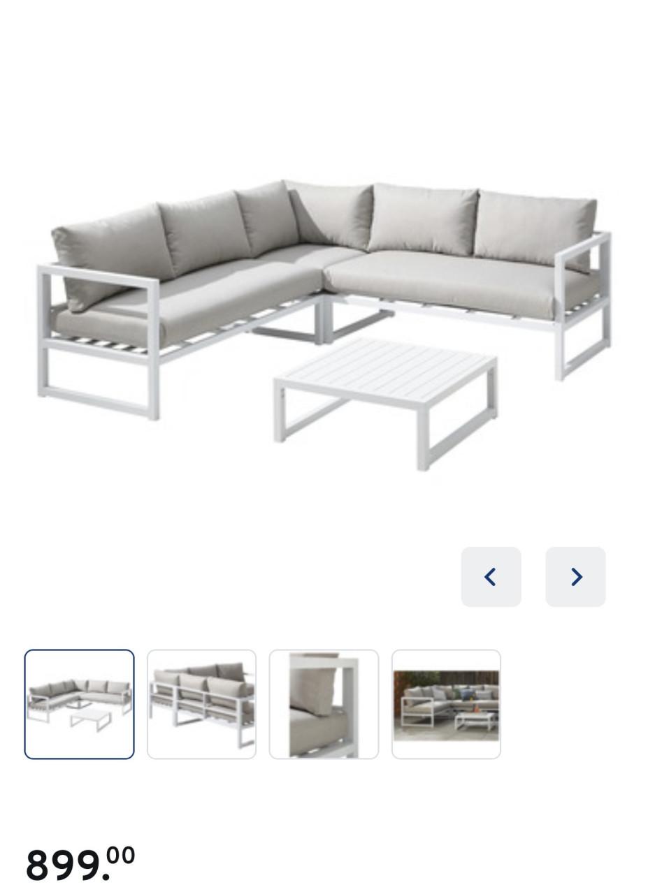 Riante tijdloze witte loungeset