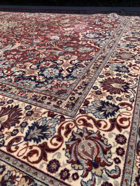 ✨Prachtig Vintage Vloerkleed Louis de Poortere✨Rood-Blauw✨