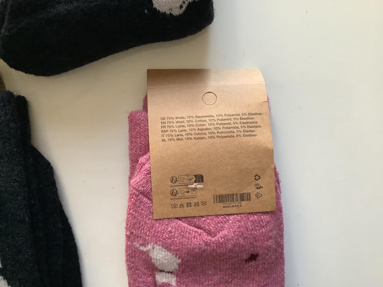 Partij warme wollen sokken. ( partij 30)