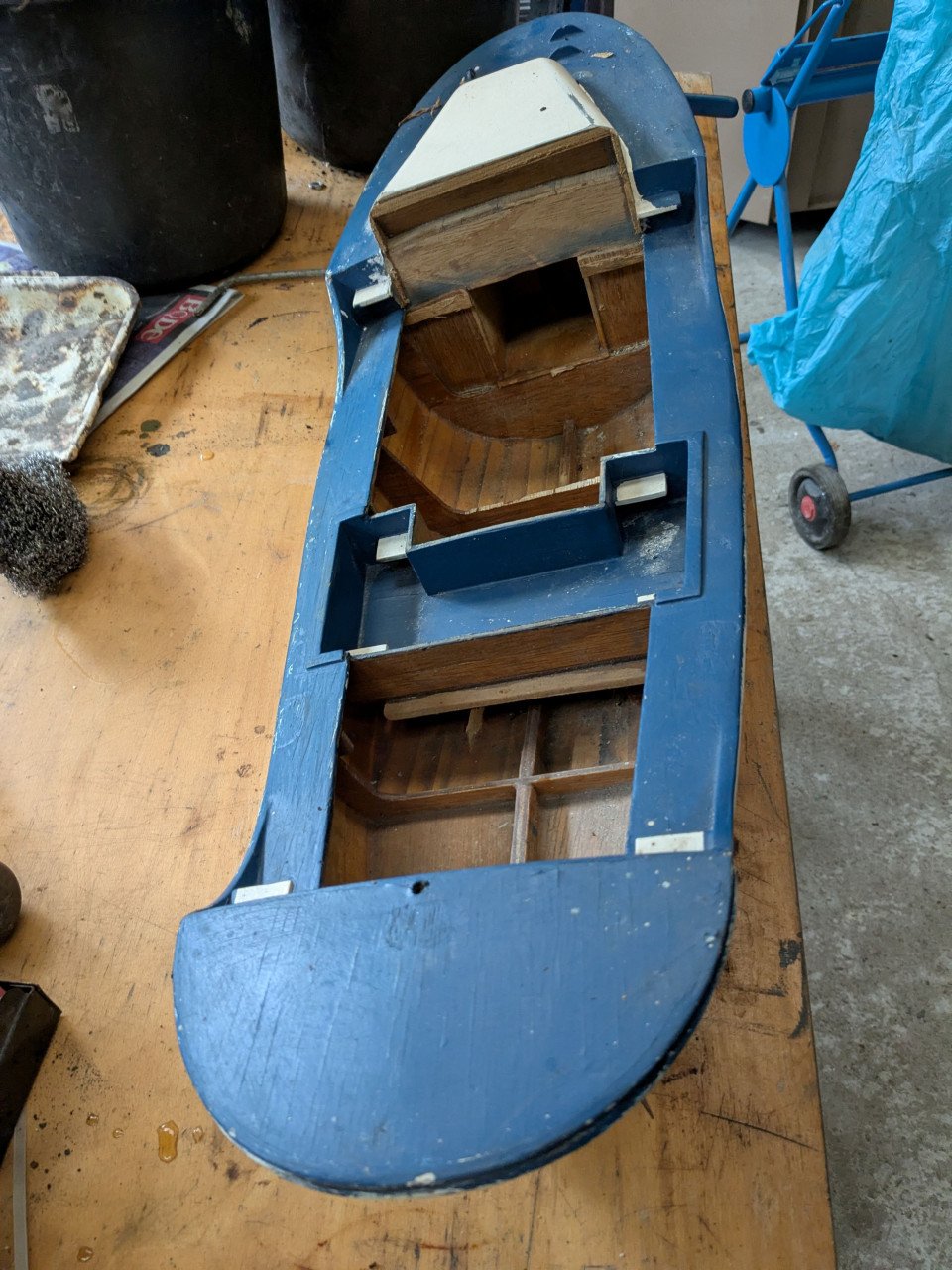 Model boot, nog af te maken
