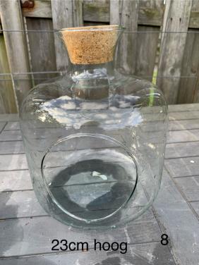Glazen potten, ideaal voor decoupage workshops