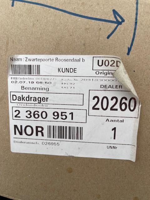 Dakdragers BMW 5 serie G30/G31