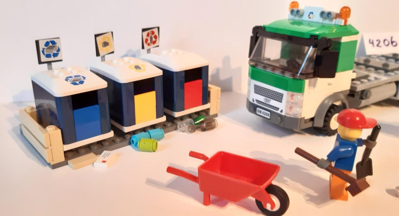 LEGO® City 4206:  Afvalverwerkingswagen + 3 minifiguren