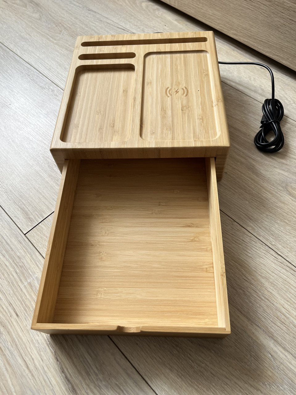 Houten bureau organizer