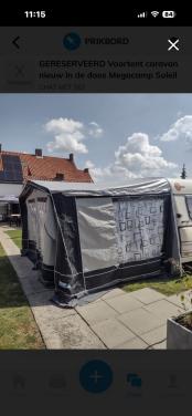 Megacamp soleil voortent maat 8