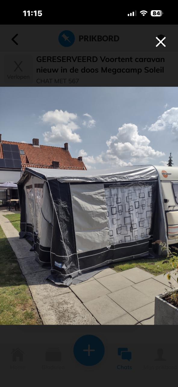 Megacamp soleil voortent maat 8