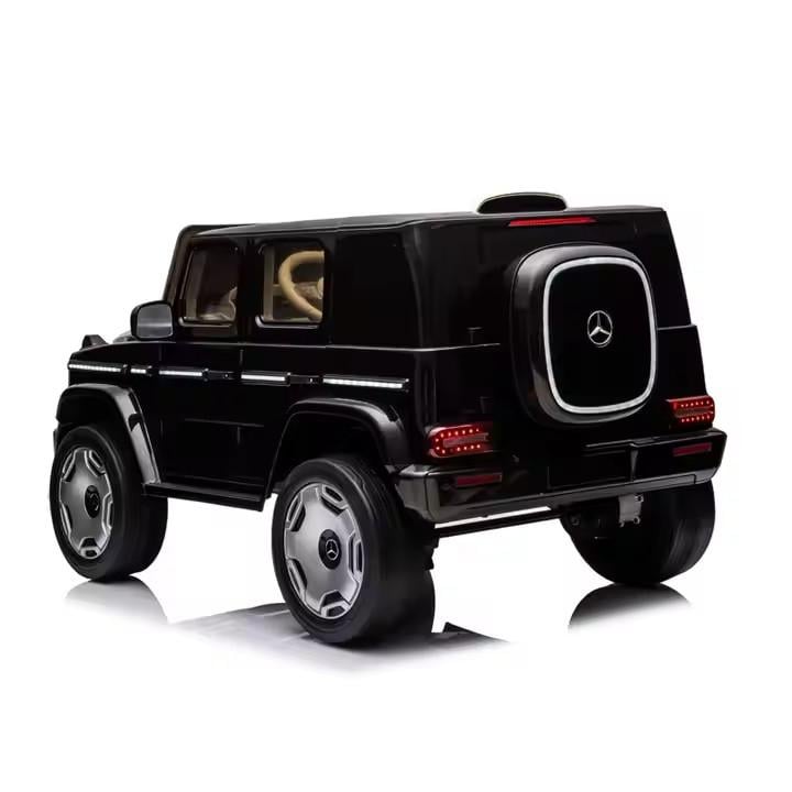 Elektrische Kinderauto 12V–Mercedes-Benz G-Klasse EQG |Zwart