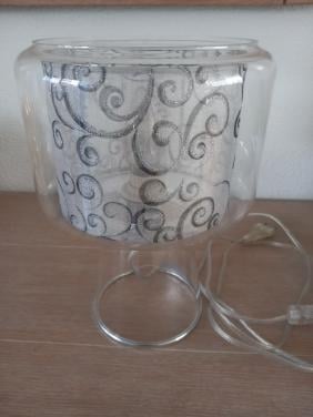Lamp met glitter