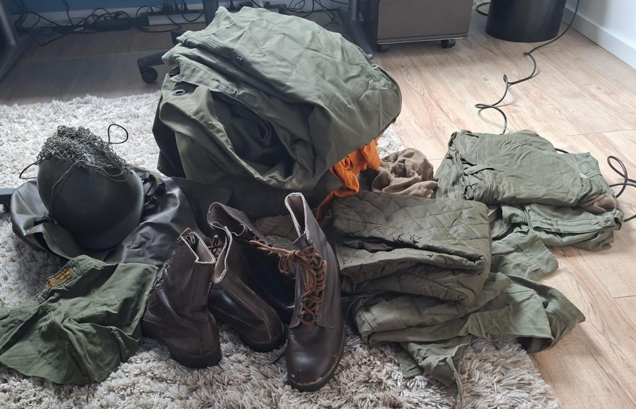 Plunjebaal legerkleding lichting 90-5