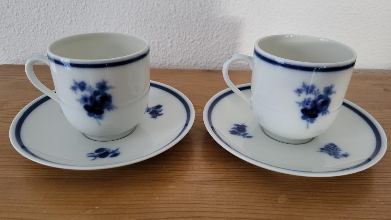 Set van 2 kop en schotels (Mosa Maastricht - Douwe Egberts)