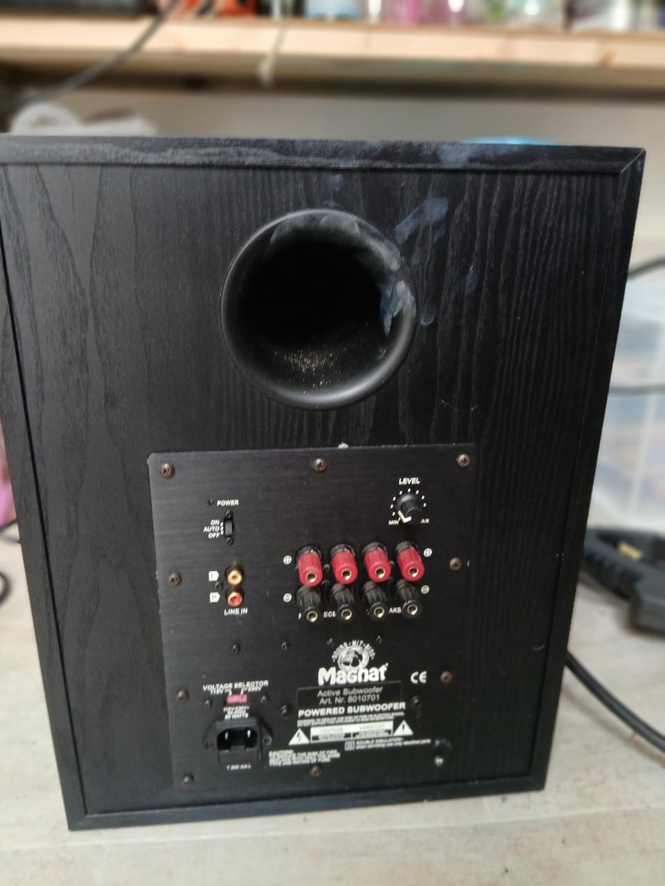 Magnat 6.1 met sony versterker en 2e front speaker set