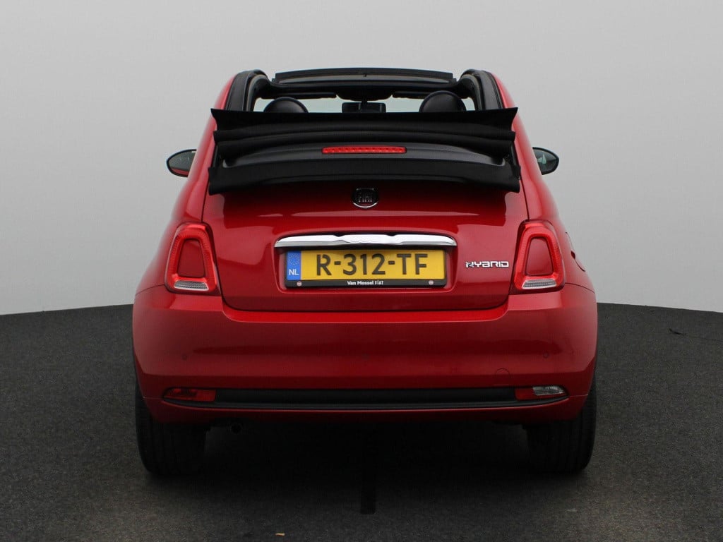 Fiat 500 C 1.0 hybrid club | cabrio | parkeer sensoren | dab | airco | crui