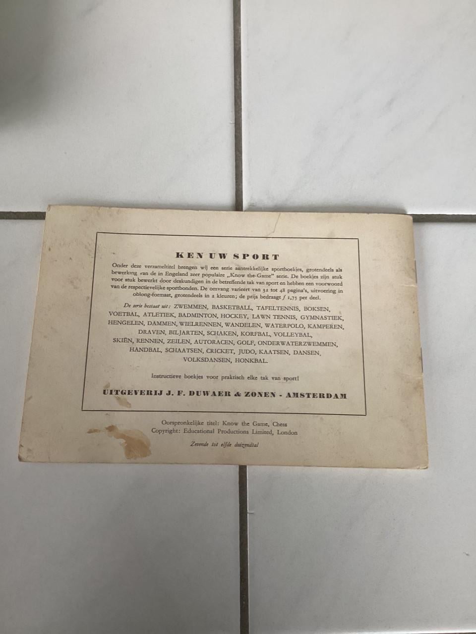 Schaken ken uw sport