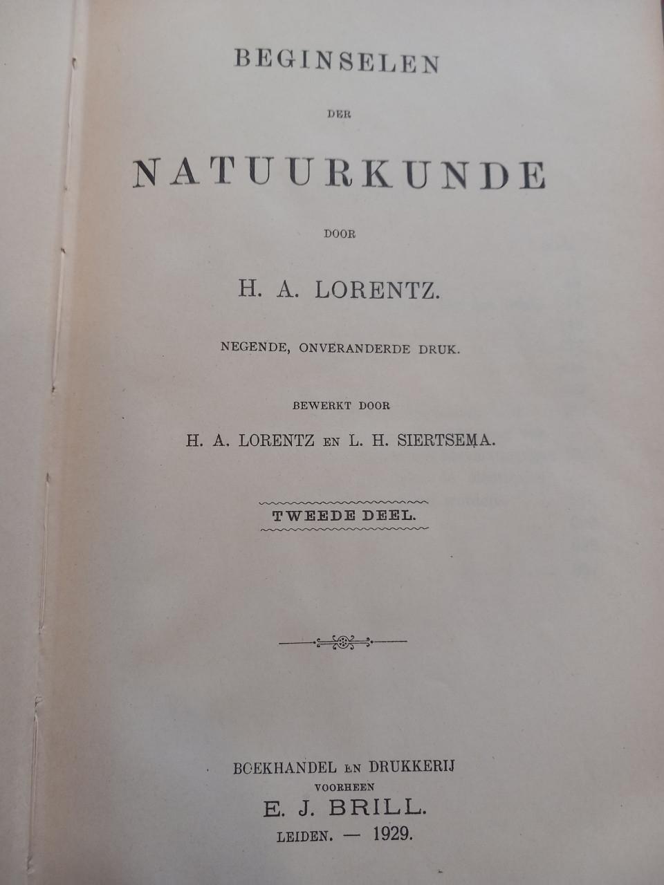 Beginselen der Natuurkunde