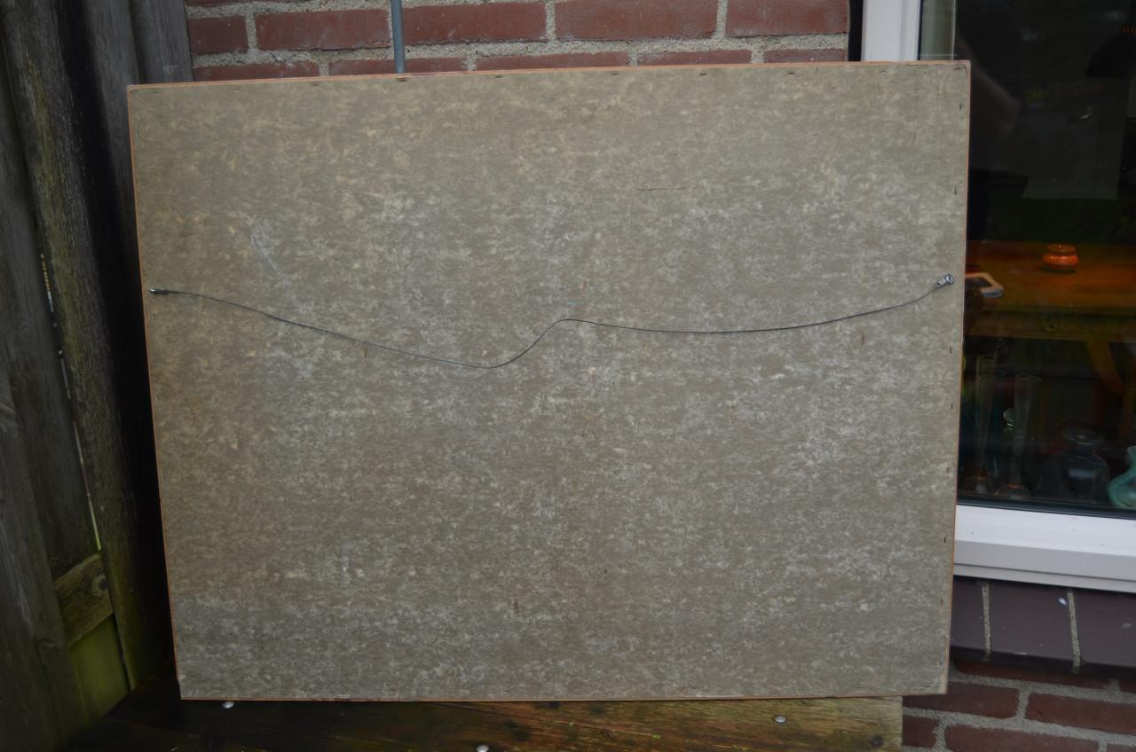 Grote litho Coraline Bäcker gesign. genummerd, gedateerd