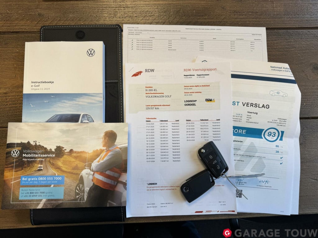 Volkswagen E-golf e-dition 35,8 kwh warmtepomp