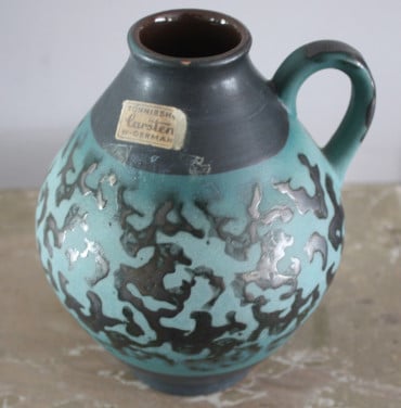 Bolvaasje donkerblauw groen
