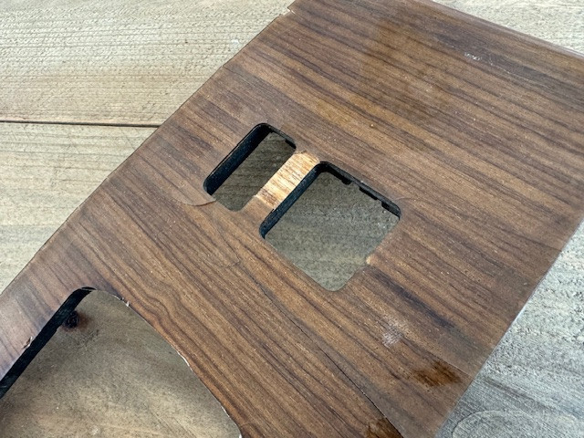 Middencosole hout Zebrano Mercedes Benz W124, handgeschakeld