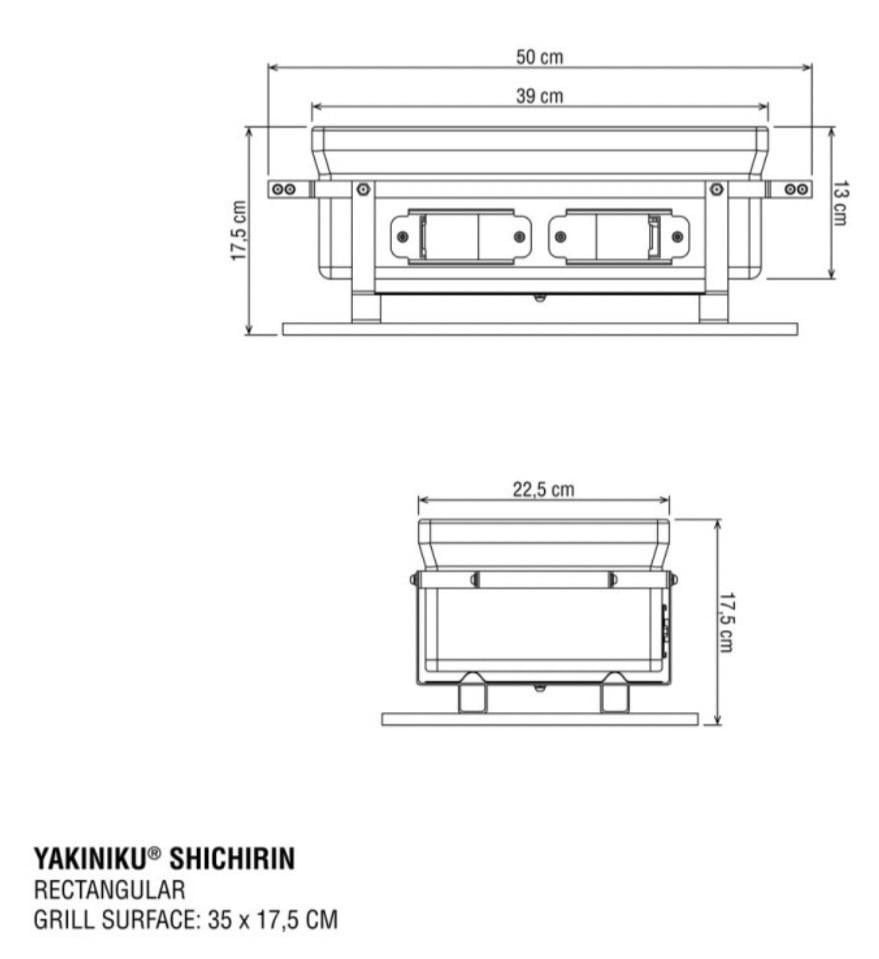 <nieuwe> Yakiniku Shichirin Grill Medium, barbecue bbq