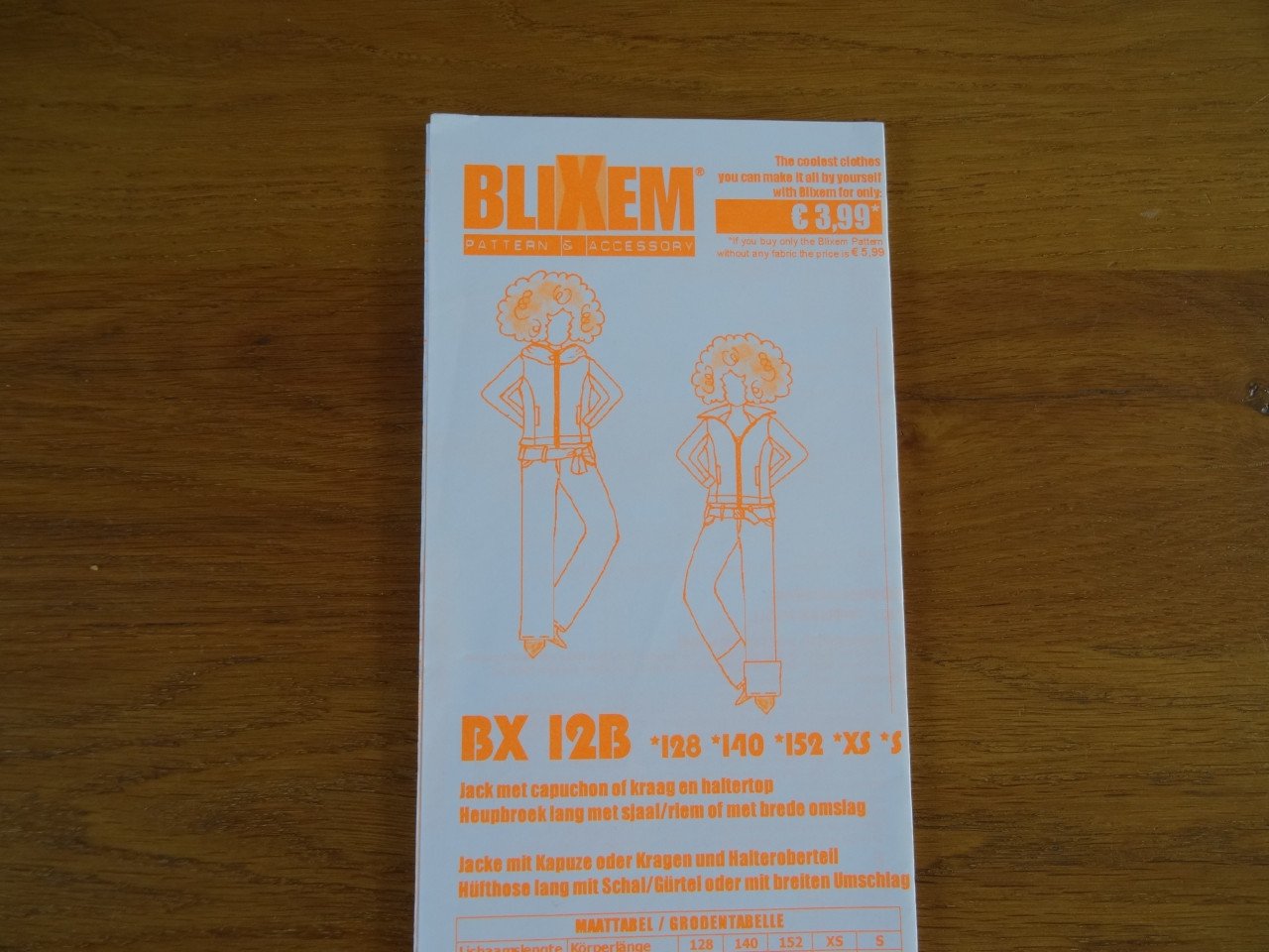 Kinderkleding patronen: Roos, Blixem, Floor en Stenzo