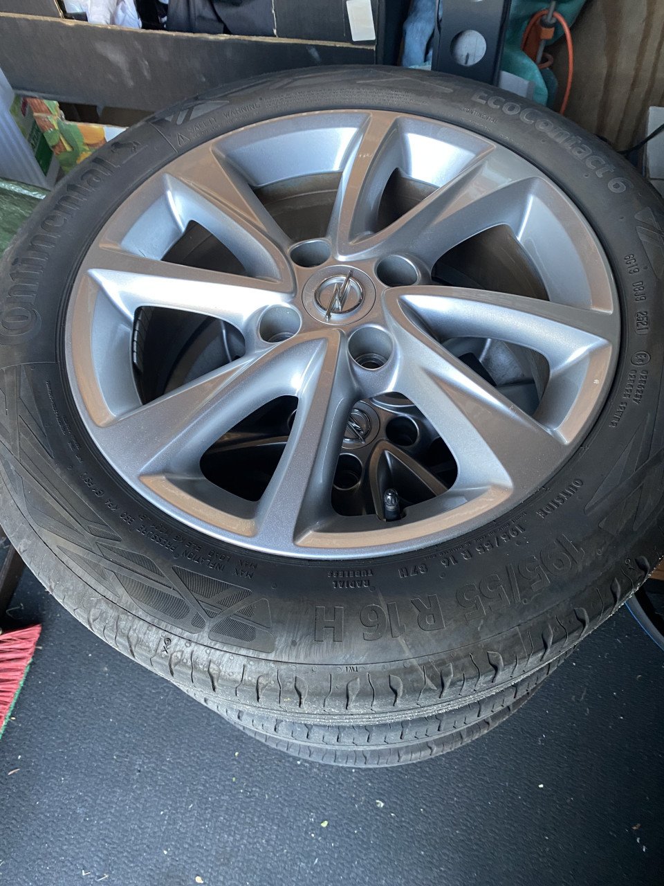 Z.G.AN. Velgen/ banden set Opel Corsa F passend bouwjaar 2019 tot heden.