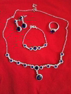 Mooie Zilveren Set
