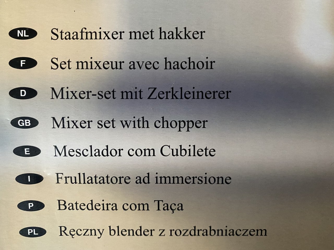 Staafmixer