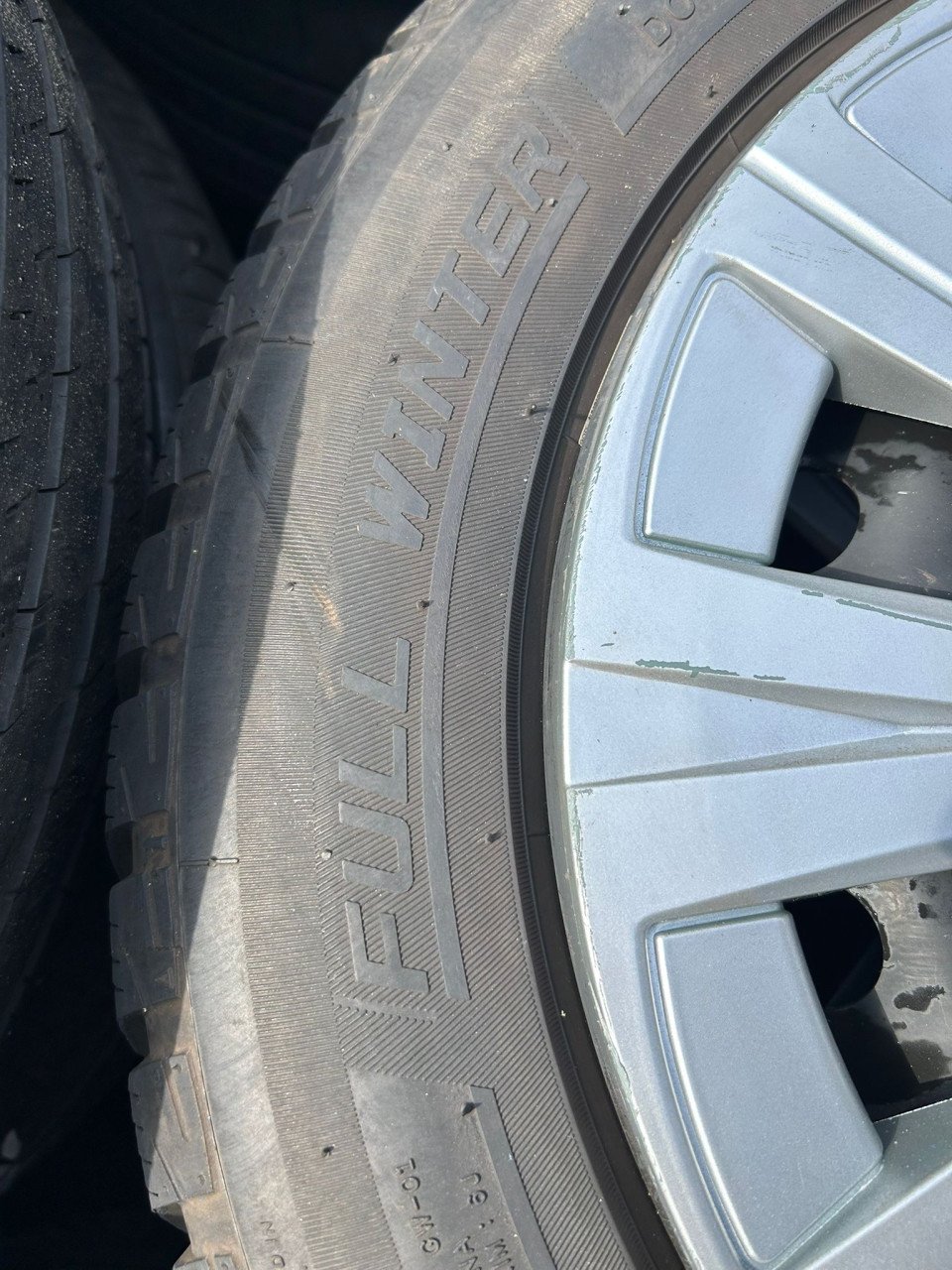 STALEN VELGEN MET WIELDOPPEN EN VREDESTEIN WINTRACXTREM S BANDEN