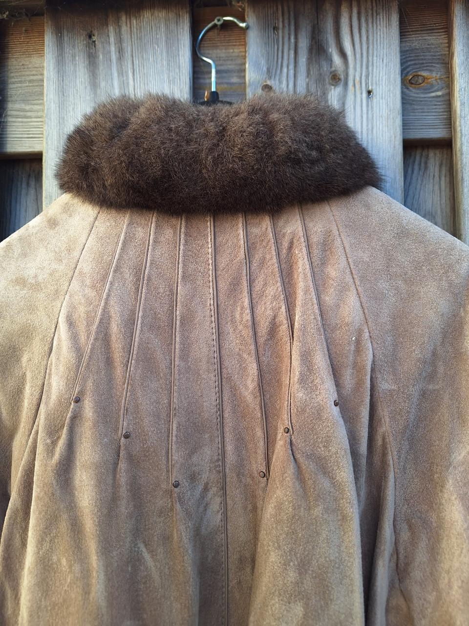 Dames jas suede (leer)