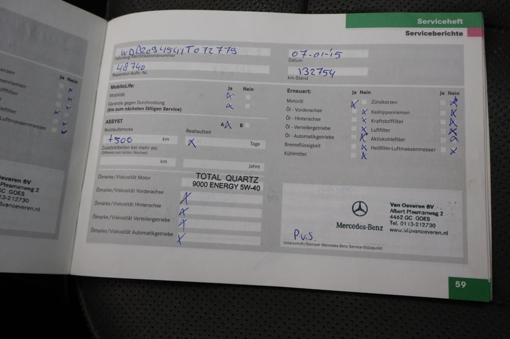 Mercedes-Benz Clk-klasse cabrio 280 elegance i dealer onderhouden i