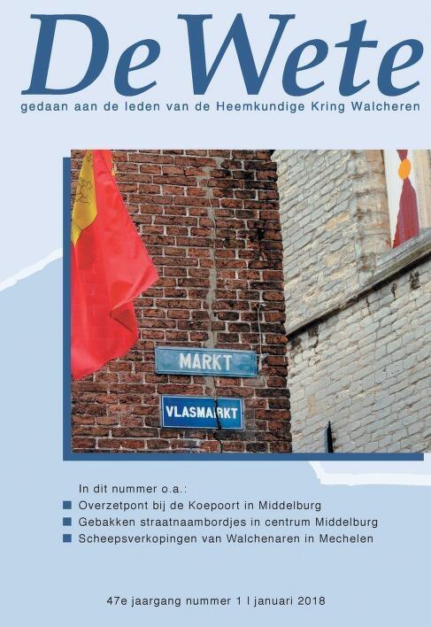 De Wete, het tijdschrift van de Heemkundige kring Walcheren