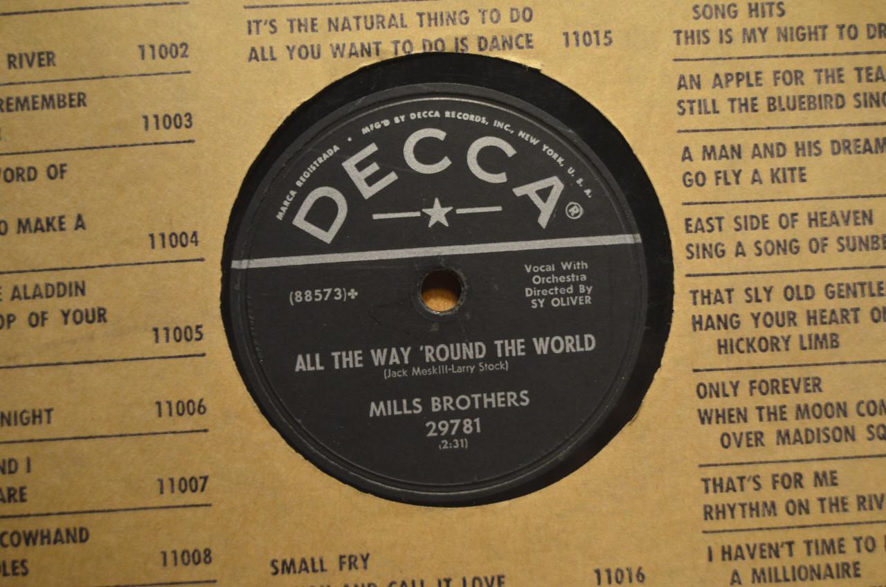 78 rpm Mills Brothers jaren '40 en '50 héél veel stuks. (2)