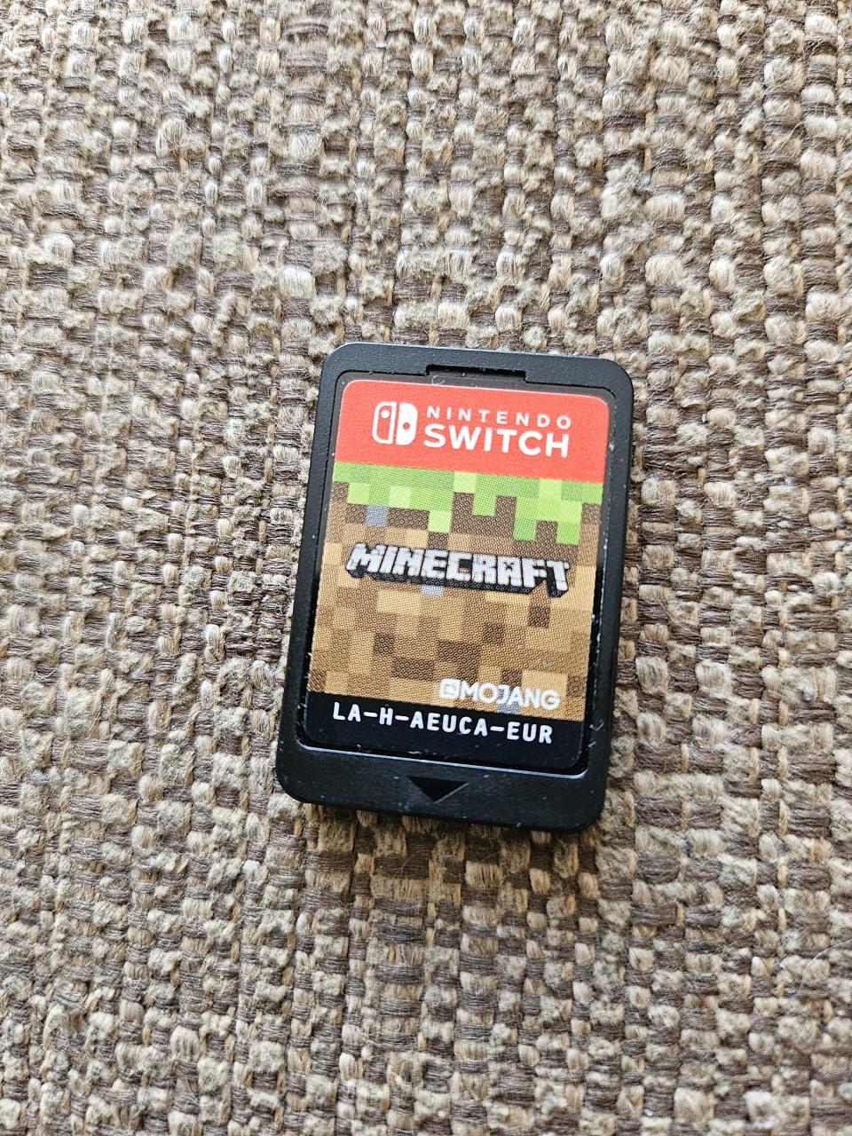 Switch lite met MINECRAFT en hoesje en case