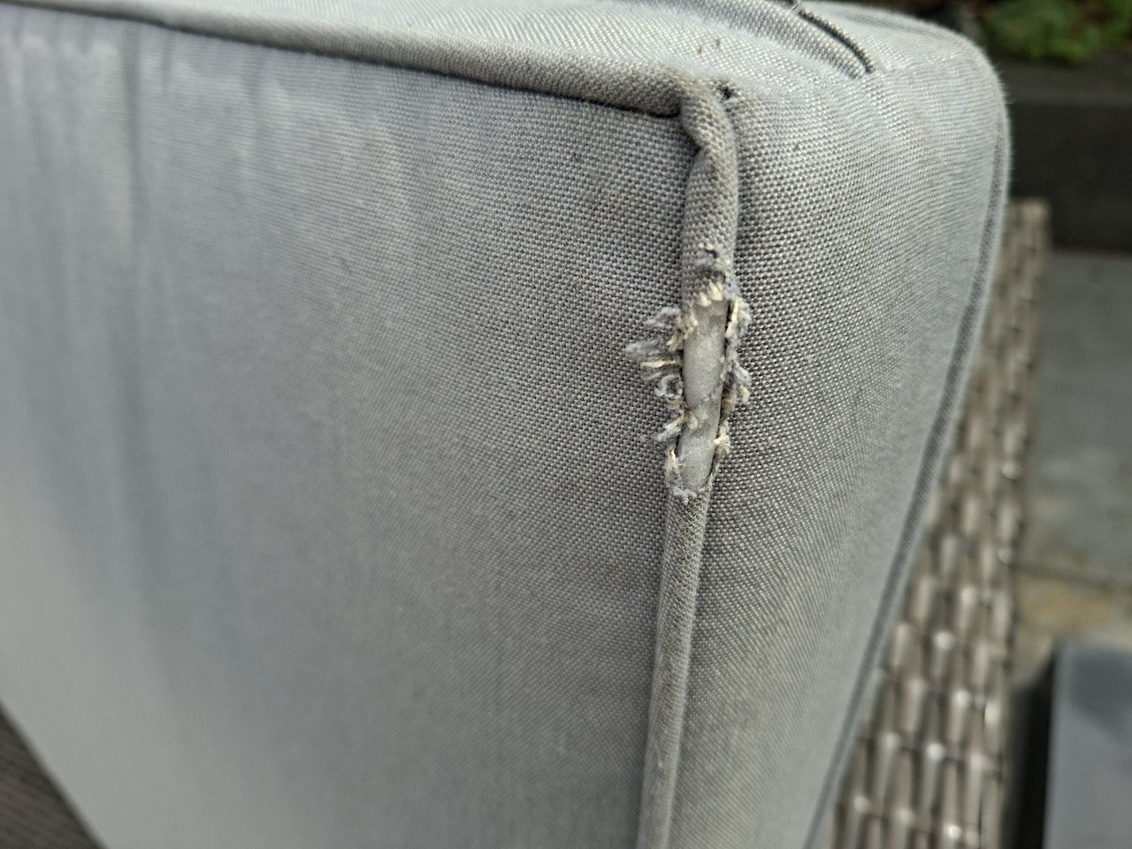 Central Park hoekbank loungeset Alea 3-delig staal wicker