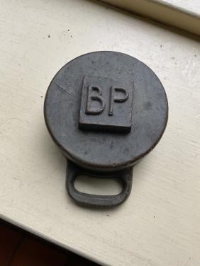 Oude schroefdop BP