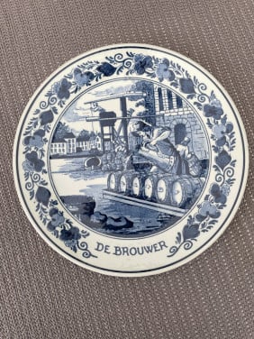 WANDBORDEN DELFTS BLAUW