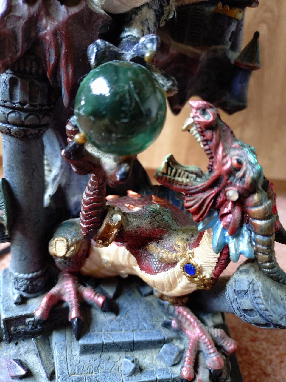Lamp met draken