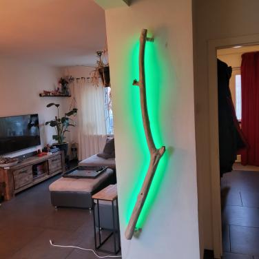 Gave lamp met ledstrip en afstandsbediening