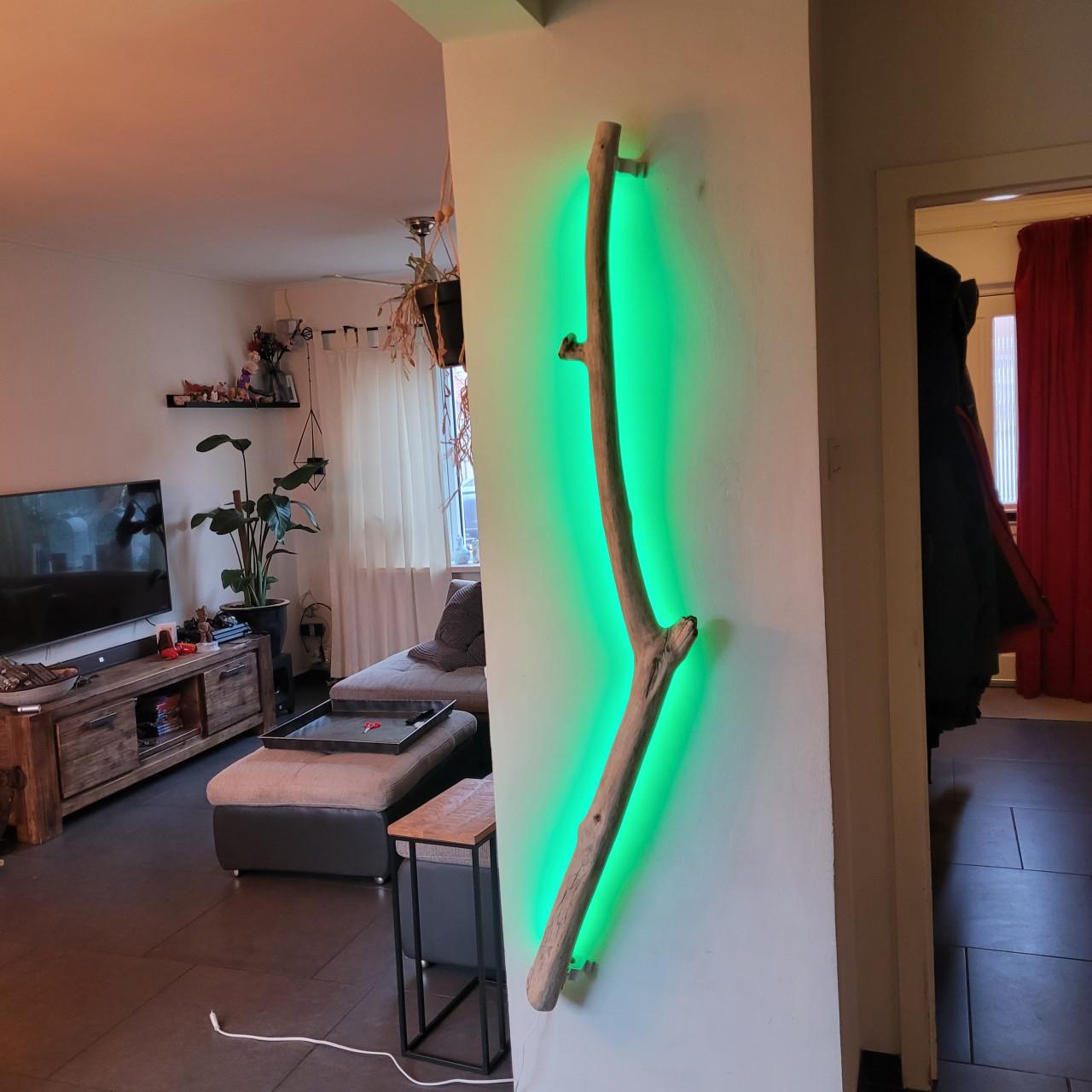 Gave lamp met ledstrip en afstandsbediening