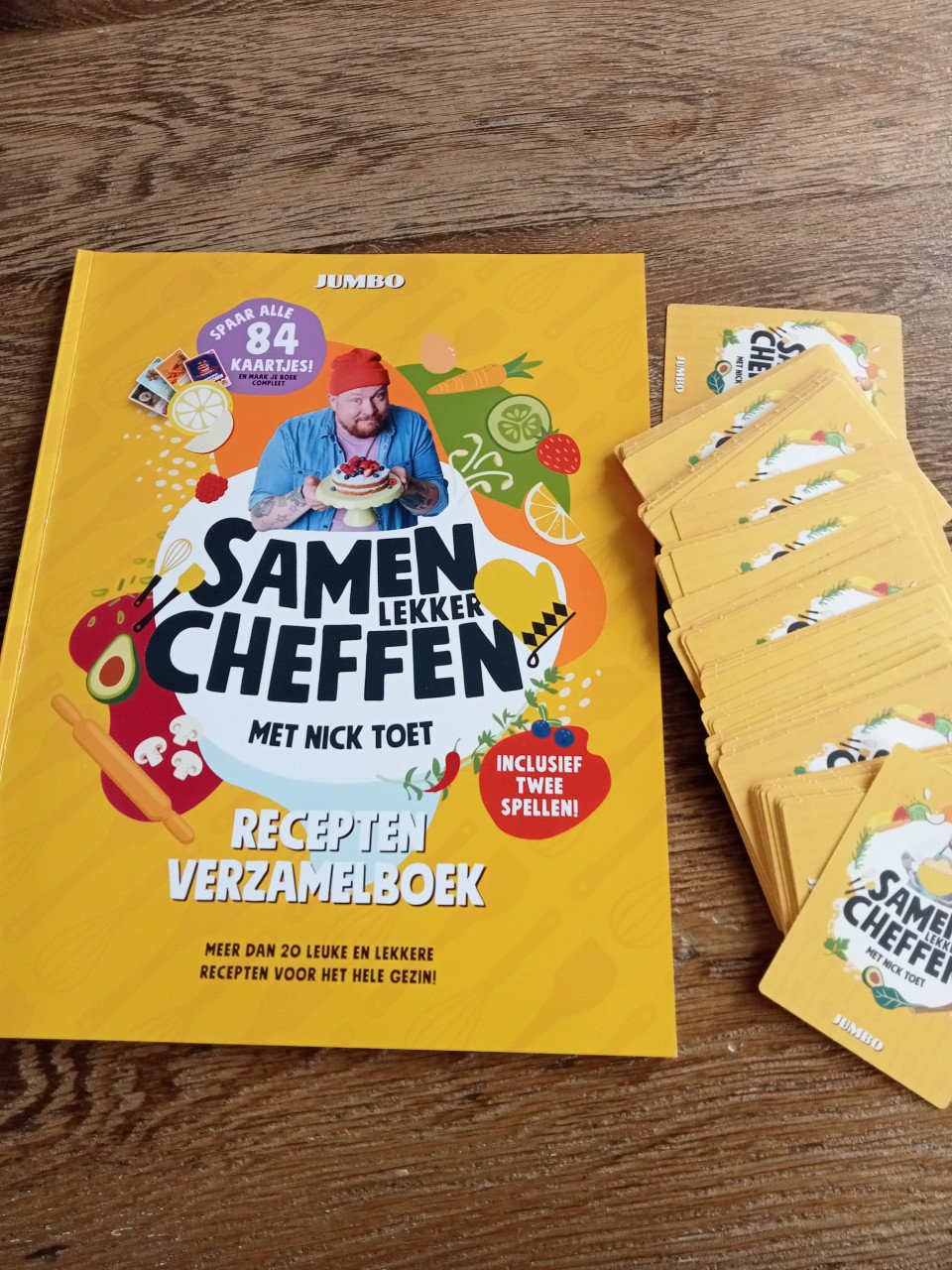 Nick Toet recepten kaartjes